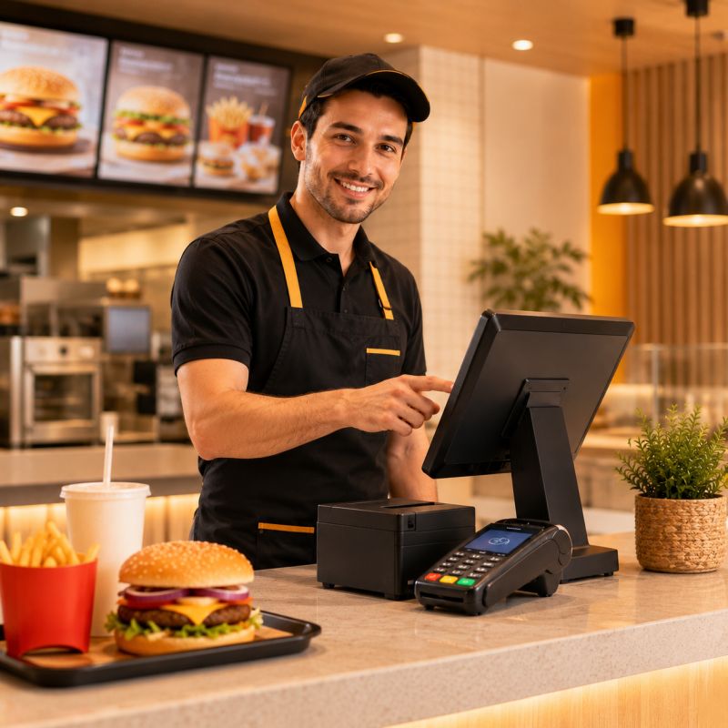 POS fast-food si bucatarie